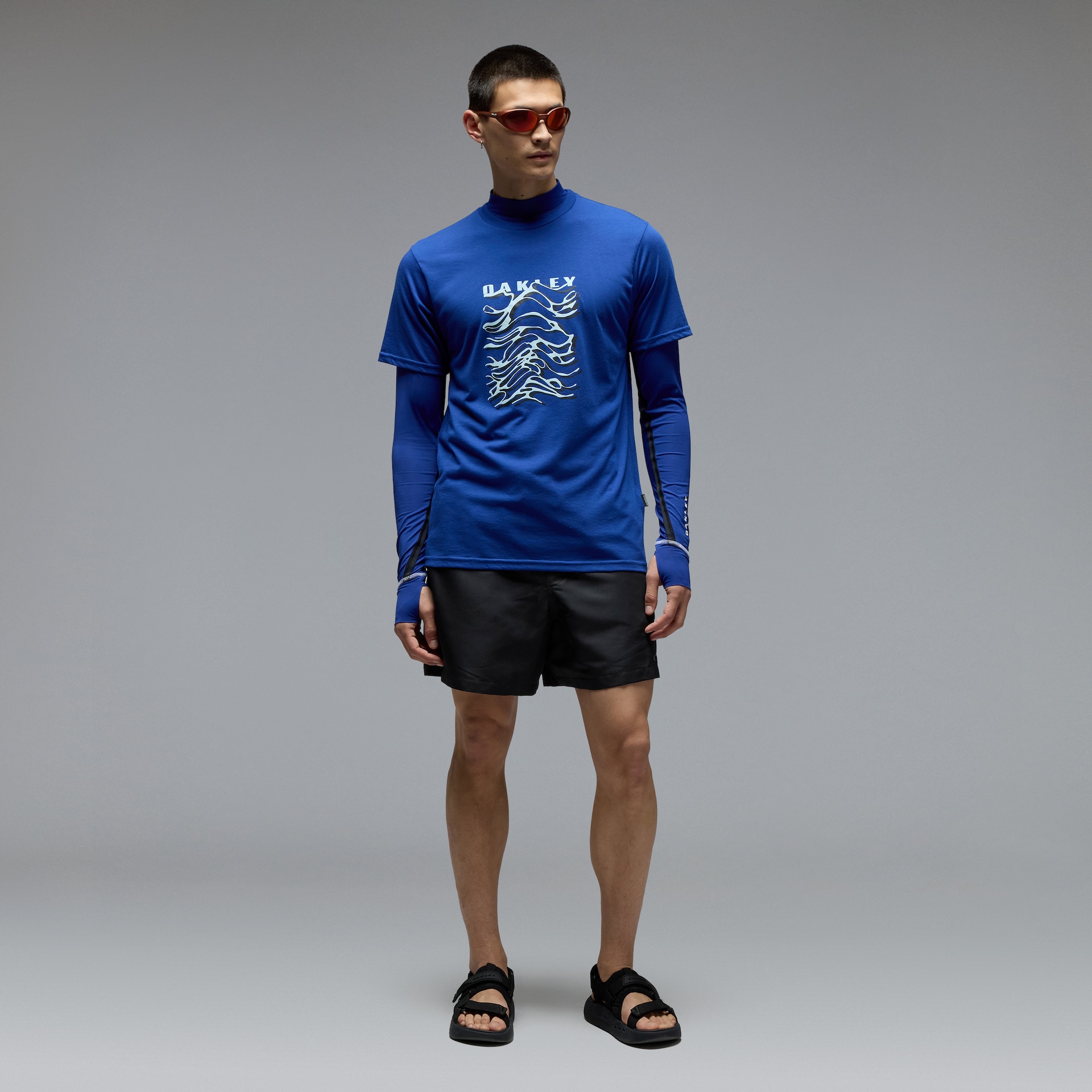 Oakley Men's Waterscape Waves Tee Size: