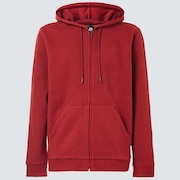 Relax Full Zip Hoodie - Iron Red