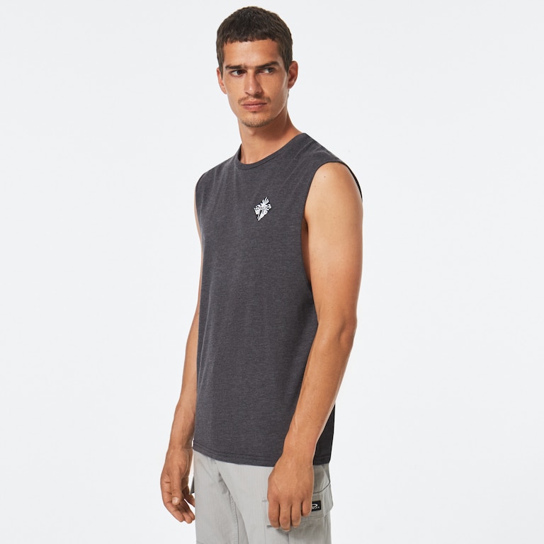 Palms B1B Tank - Dark Gray Heather