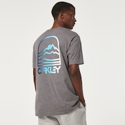 Gradient Mountain B1B Tee - New Athletic Grey