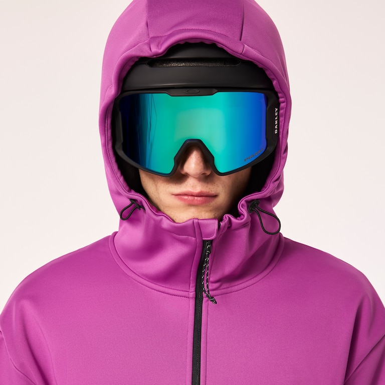 Tnp Nose Grab Softshell Hoodie - Blackout/Ultra Purple