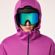 Tnp Nose Grab Softshell Hoodie - Blackout/Ultra Purple