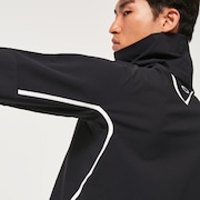 Skull Synchronism Aloft Mock Neck - Blackout