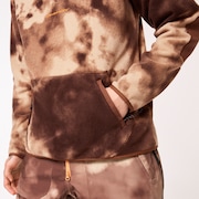 Tc Rykkinn Rc Fleece - Brown Clouds Print