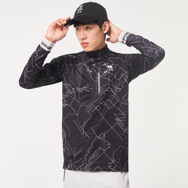 Skull Vector Ls Mock Shirt Skull Vector Ls Mock Shirt