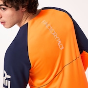 Maven Scrub LS Jersey - Orange/Blue