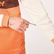 Tnp Nose Grab Softshell Hoodie - Arctic White/Soft Orange