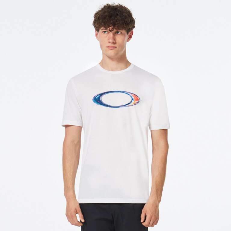 Marble Ellipse Tee - White
