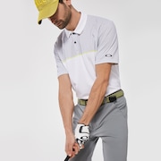 Hexad Block Polo - White