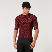 Endurance Dazzle Camo Jersey - Abstract Redline/Black