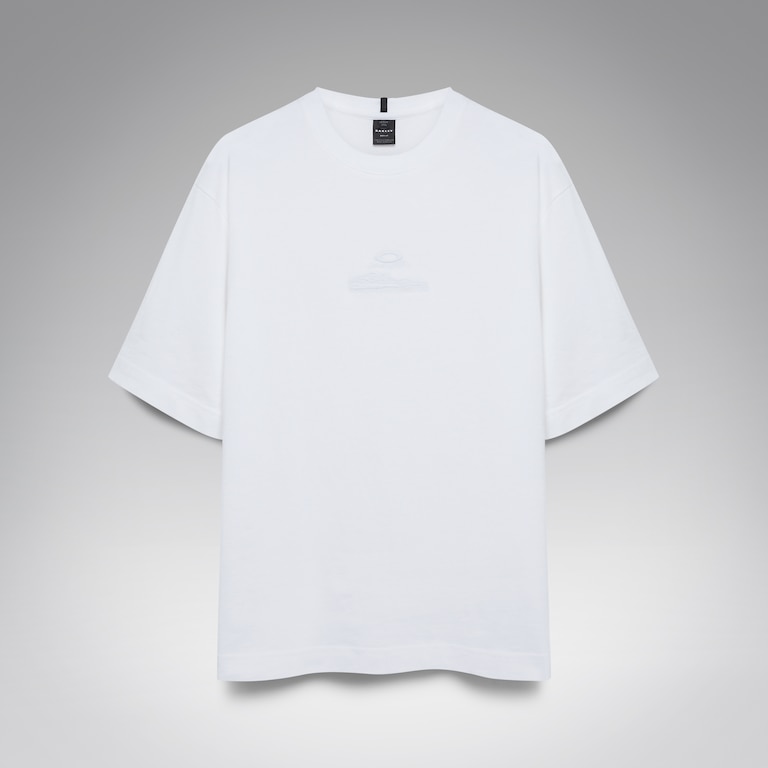 Mtn Ridge Embroidered Tee - White