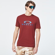 Water Ellipse Short Sleeve Tee - Spicy Red