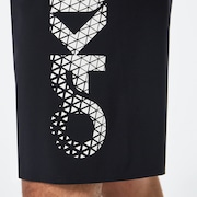 Sideways B1B 19" Boardshort - Blackout