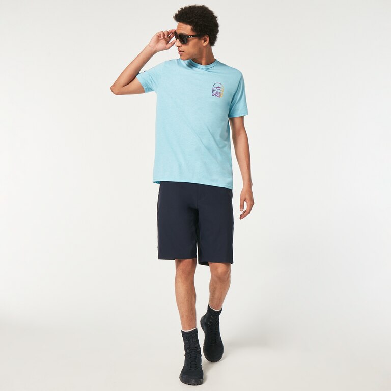 Gradient Mountain B1B Tee - Bright Blue