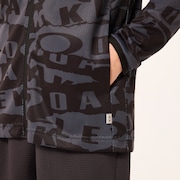 Enhance Knit Hoody Jacket Ytr 7.0 - Black Print
