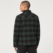 Alpine Plaid Reversible Jacket - Hunter Green