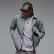 Off-Slope Solid Overshirt - Cement Melange