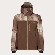 Tc Skull Reduct Shell Jacket - Carafe/Brown Clouds Print