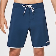 Solid Crest 19 Boardshort - Poseidon