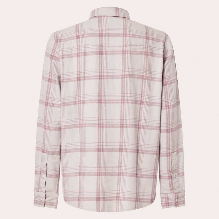 Podium Plaid Ls Flannel - Lunar Rock/Toadstool Check