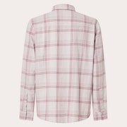 Podium Plaid Ls Flannel - Lunar Rock/Toadstool Check