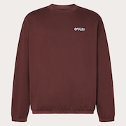 Mtl Ringed B1B Crew Sweatshirt - Grenache
