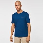 Circled Feathers B1B Tee - Poseidon
