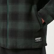 Alpine Plaid Reversible Jacket - Hunter Green
