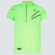 Skull Revolve 3D Mock Shirt - Neon Green