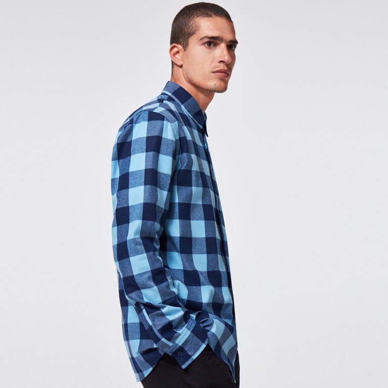 Essential Plus LT Flannel LS - Aviator Blue Check