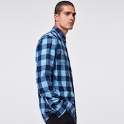 Essential Plus LT Flannel LS - Aviator Blue Check