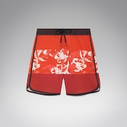 Session Rc 19" Boardshort - Camo Hibiscus Av Orange