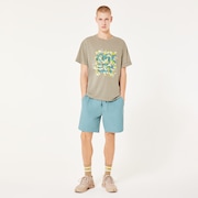 B1B Coral Tee - Boulder Green
