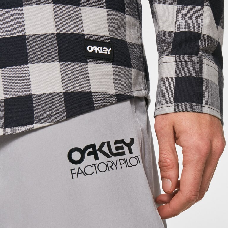 Checkered Ridge Long Sleeve - Stone Gray