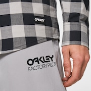 Checkered Ridge Long Sleeve - Stone Gray