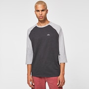 Relax Raglan 3/4 Tee - Double Gray Heather