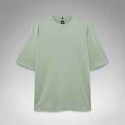 Stacked Metal Tee - Faded Green
