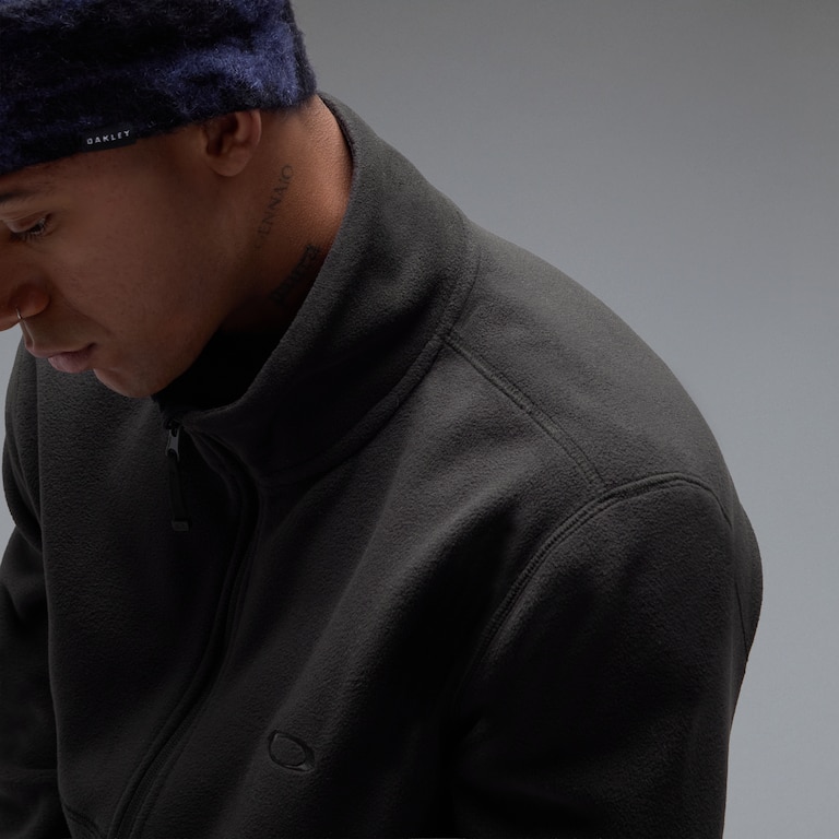 Canopy Polar Zip Sweatshirt​ - Pitch Black