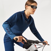 Wmns  Factory Pilot LS Jersey - Poseidon