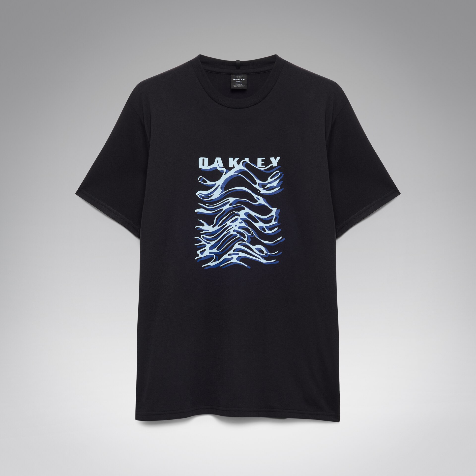 Oakley Waterscape Waves Tee in Pitch Black | Oakley® US