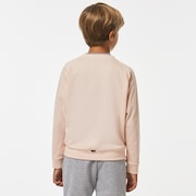 （子供用）Enhance  Fleece Crew Ytr 2.7 - Pink Dust