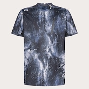 Skull Bold Omble Mock - Black Print
