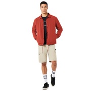 Nylon Icon Coach Jacket - Iron Red