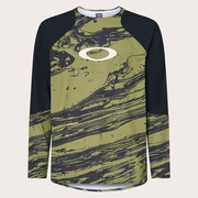 Seeker Airline LS Jersey - Duality Swirl Green/Black
