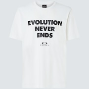 Evolution Never Ends SS Tee - White