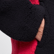 TNP Women's Sherpa Fleece - Black/Rubine