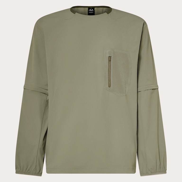 Latitude Flight Convert Shell Tee - Boulder Green
