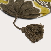 Tc Nordic Tassle Beanie - Green Norway Pattern