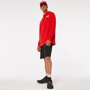 Freeride Fleece Hoodie - Red Line