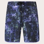 Session Rc 19" Boardshort - Rocks Print Black